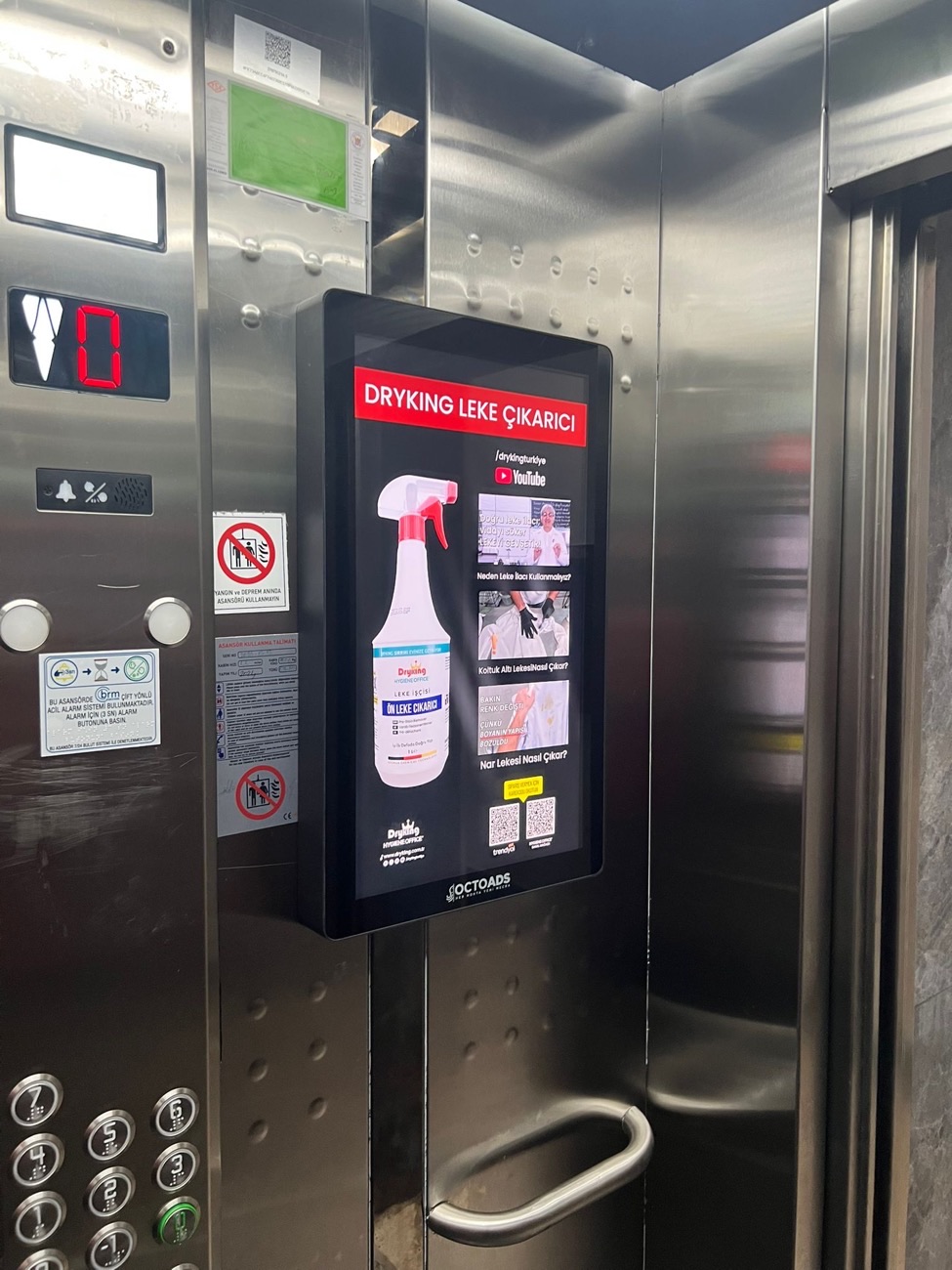 Residential Buildings & Elevators, Octopus digital signage